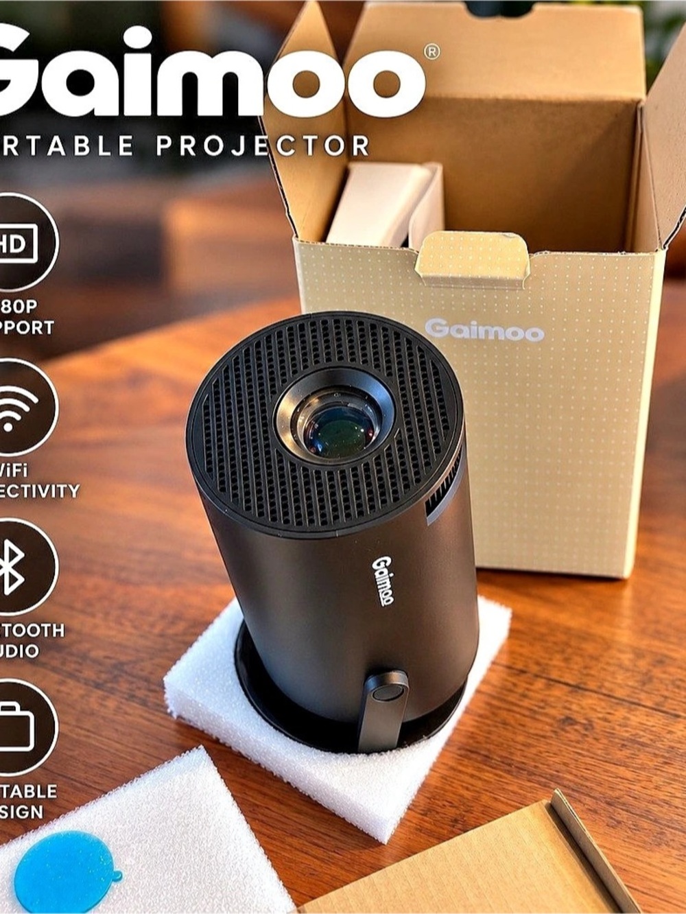 Gaimoo GM200 Black Like New Projector